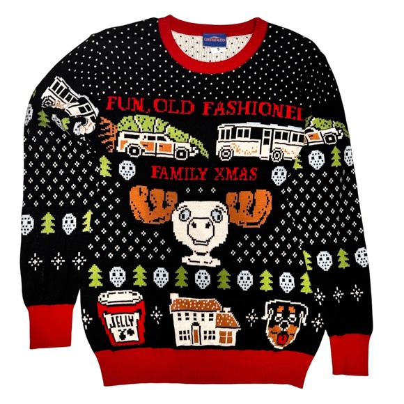 National Lampoons Christmas Vacation Sweater Ugly Fun Family Xmas Small - Picture 1 of 8